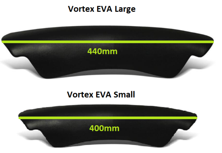 Vortex® Spas EVA Spa Headrests Large Charcoal (2012 onwards)