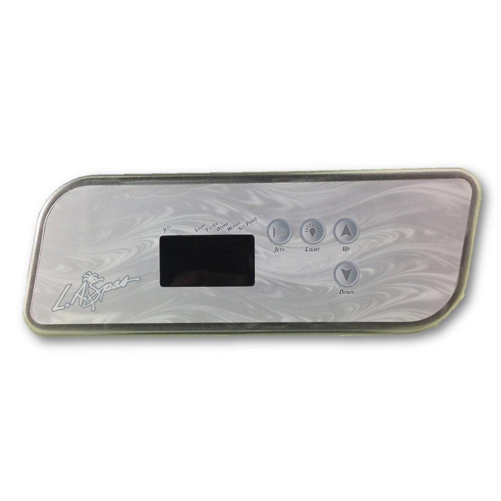 LA Spas TSC/K-44 Touchpad and 4 Button Overlay (No Blower) at Spa Store New Zealand