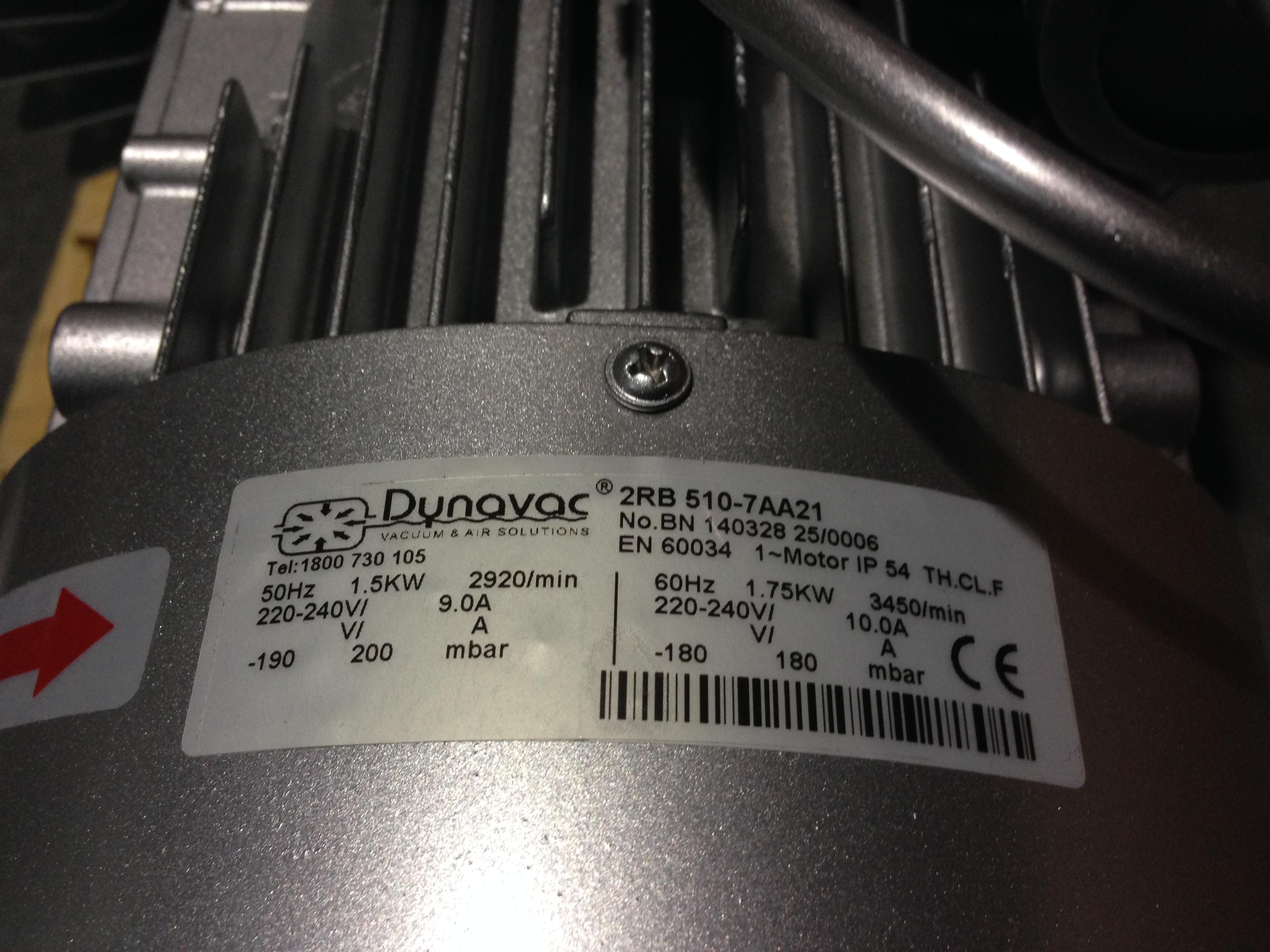 Dynavac Commercial Blower 1.1 Kw at Spa Store New Zealand