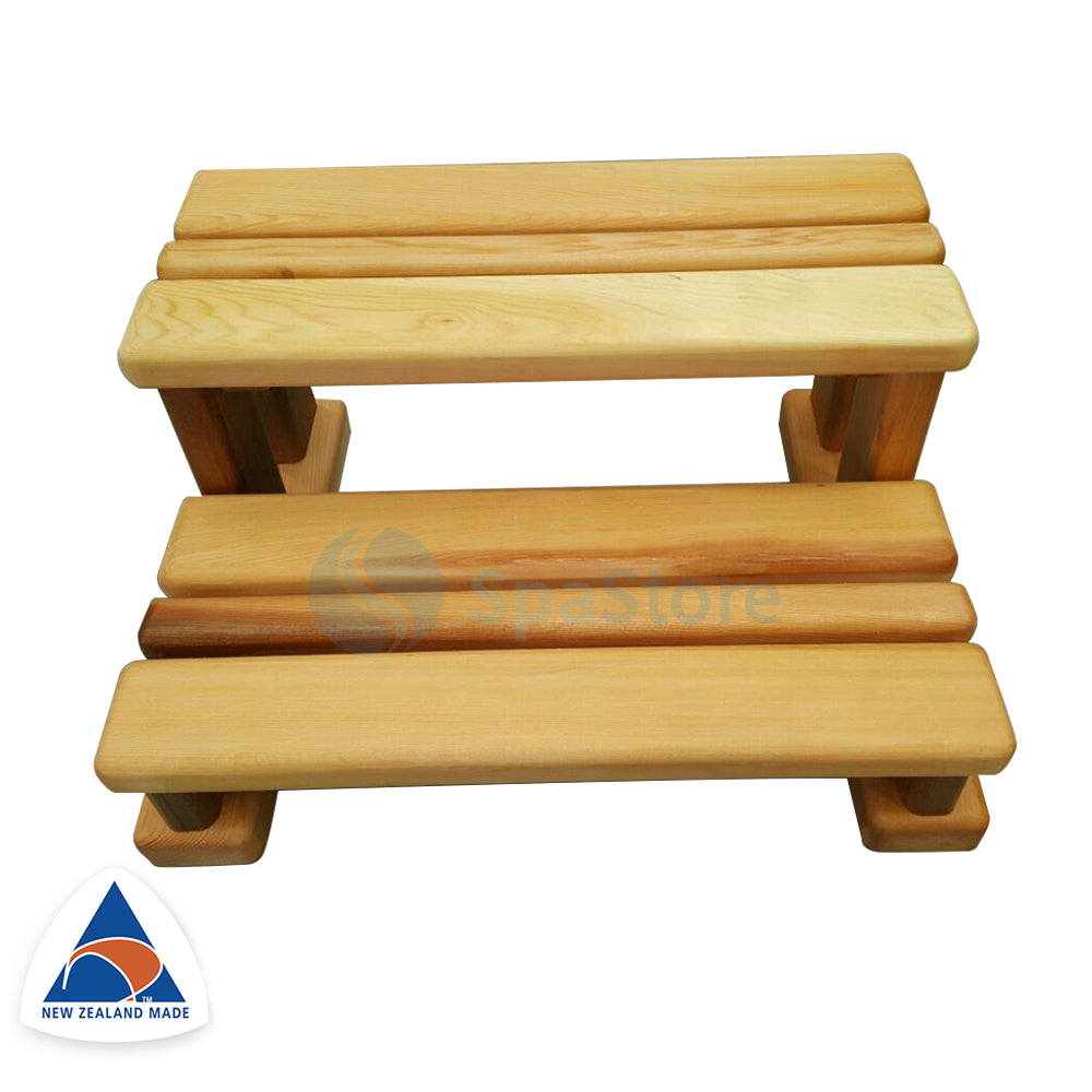 Cedar Spa Steps at Spa Store New Zealand