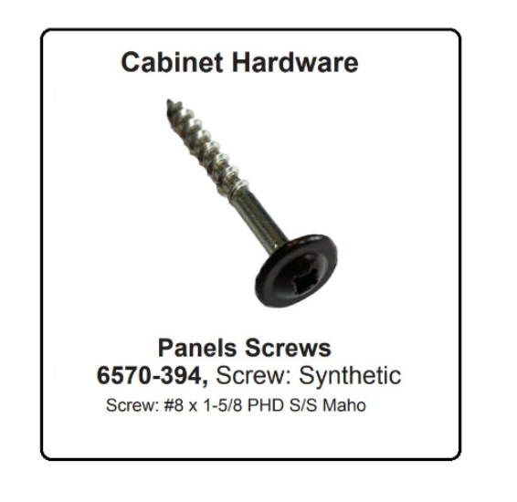Screws For Jacuzzi® Spas J-200 Skirt Panel Mahogany at Spa Store New Zealand