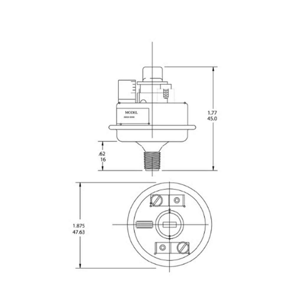 Tecmark Spa Heater Pressure Switch 3903-DF replacement at Spa Store New Zealand