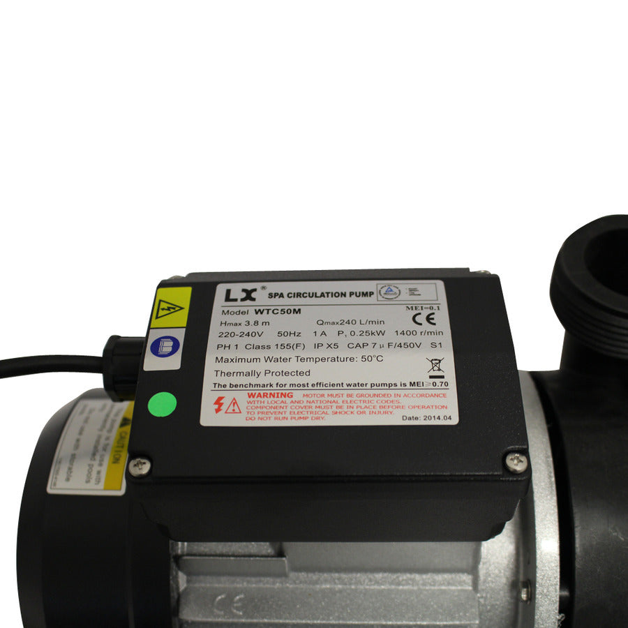 LX® WTC50M .25kw Spa Circulation Pump