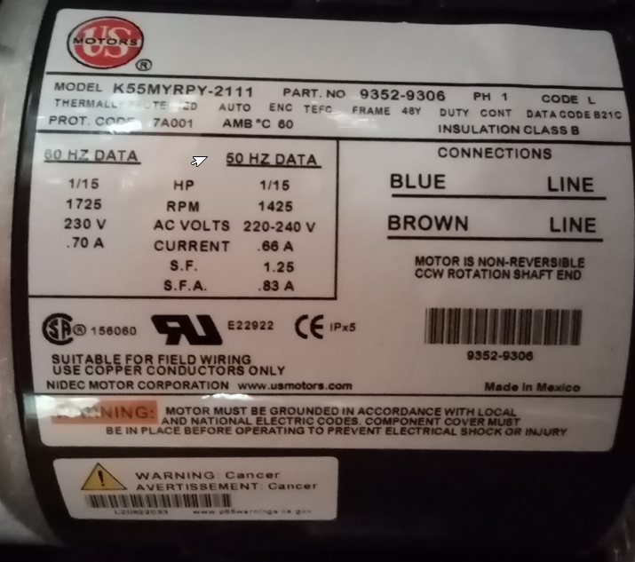 Jacuzzi® XP2 Flow Master 50Hz Circ Pump 3:00