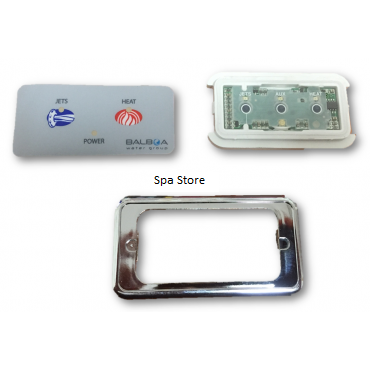 Balboa / Onga Bathmaster V2 Pump Rectangular Touchpad Assy --- DISCONTINUED
