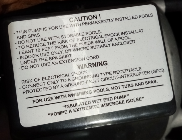 Jacuzzi® XP2 Flow Master 50Hz Circ Pump 3:00