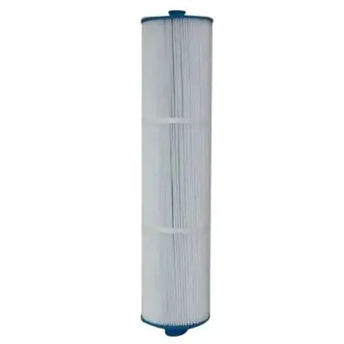 Cylindrical filter cartridge on a white background