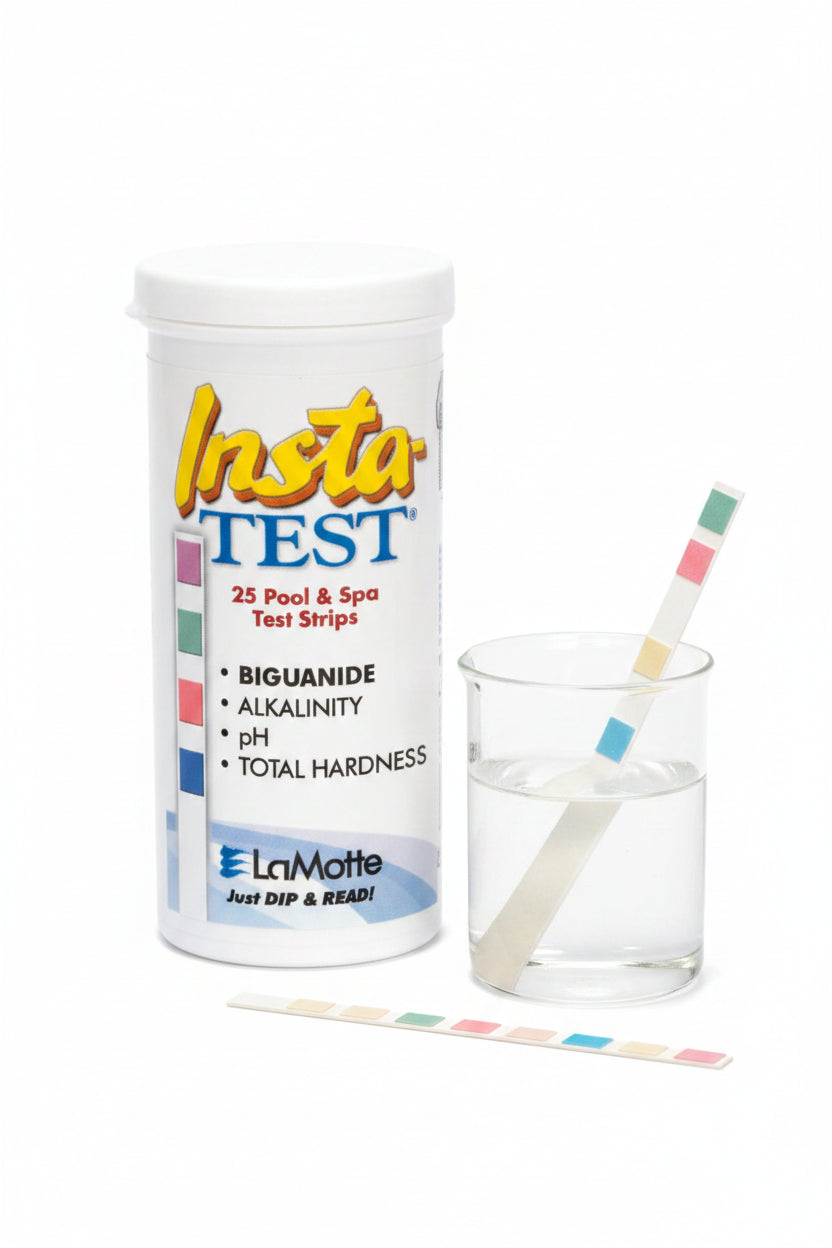 Insta-TEST Biguanide, Alkalinity, pH, Total Hardness Test Strips