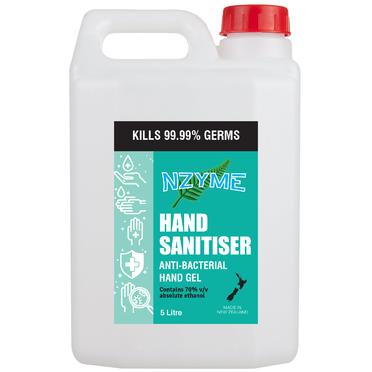 Hand Sanitiser with 70% Alcohol - 5 litres