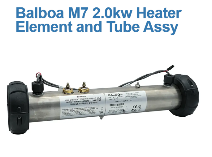 Balboa M7 2.0kw Heater/Tube Assy