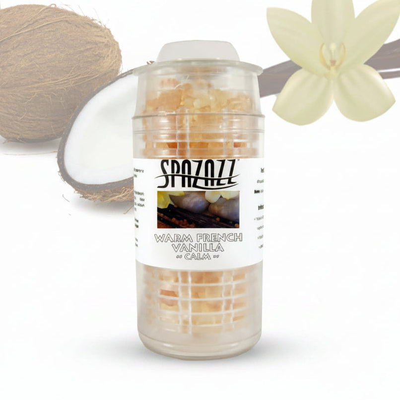 Spazazz product with a label on a white background
