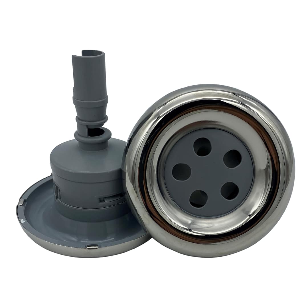 Signature Spas Mini Hurricane Pulse Jet Face with Stainless Steel Escutcheon 77mm