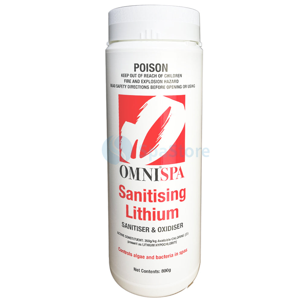 OMNI Spa Sanitising Lithium 800g at Spa Store New Zealand