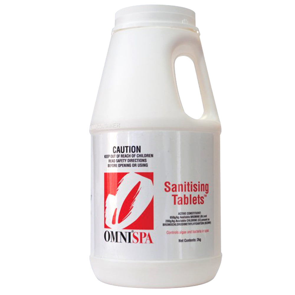 OMNI Spa Sanitising Tablets 2kg at Spa Store New Zealand