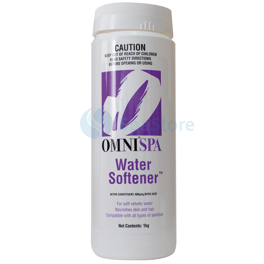 OMNI Spa Water Softener 1kg at Spa Store New Zealand