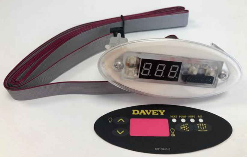 Davey Spa-Quip® SP400/500/601 Oval Touchpad and Overlay