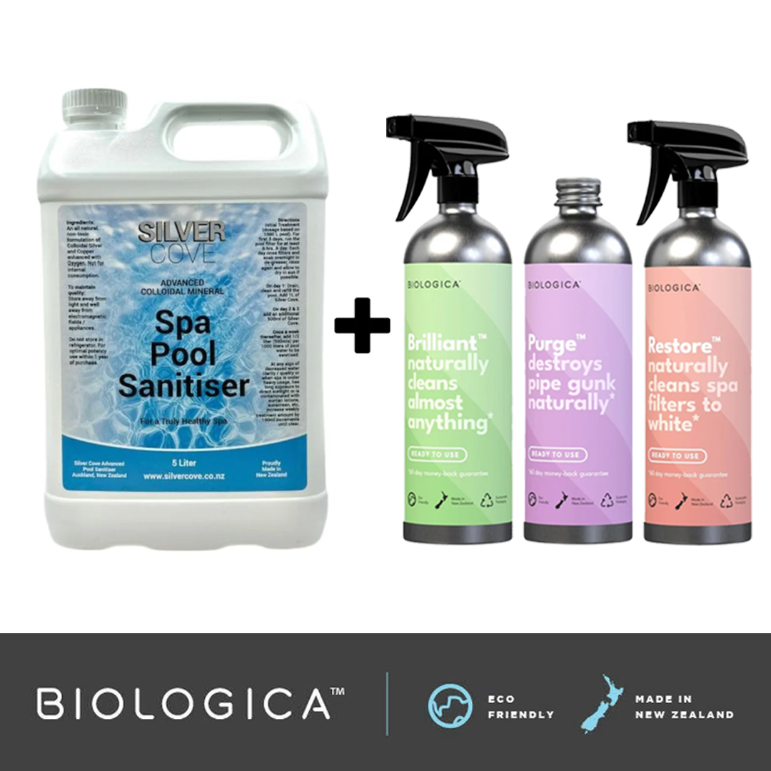 Silver Cove + Biologica: Natural Spa Cleaning Kit