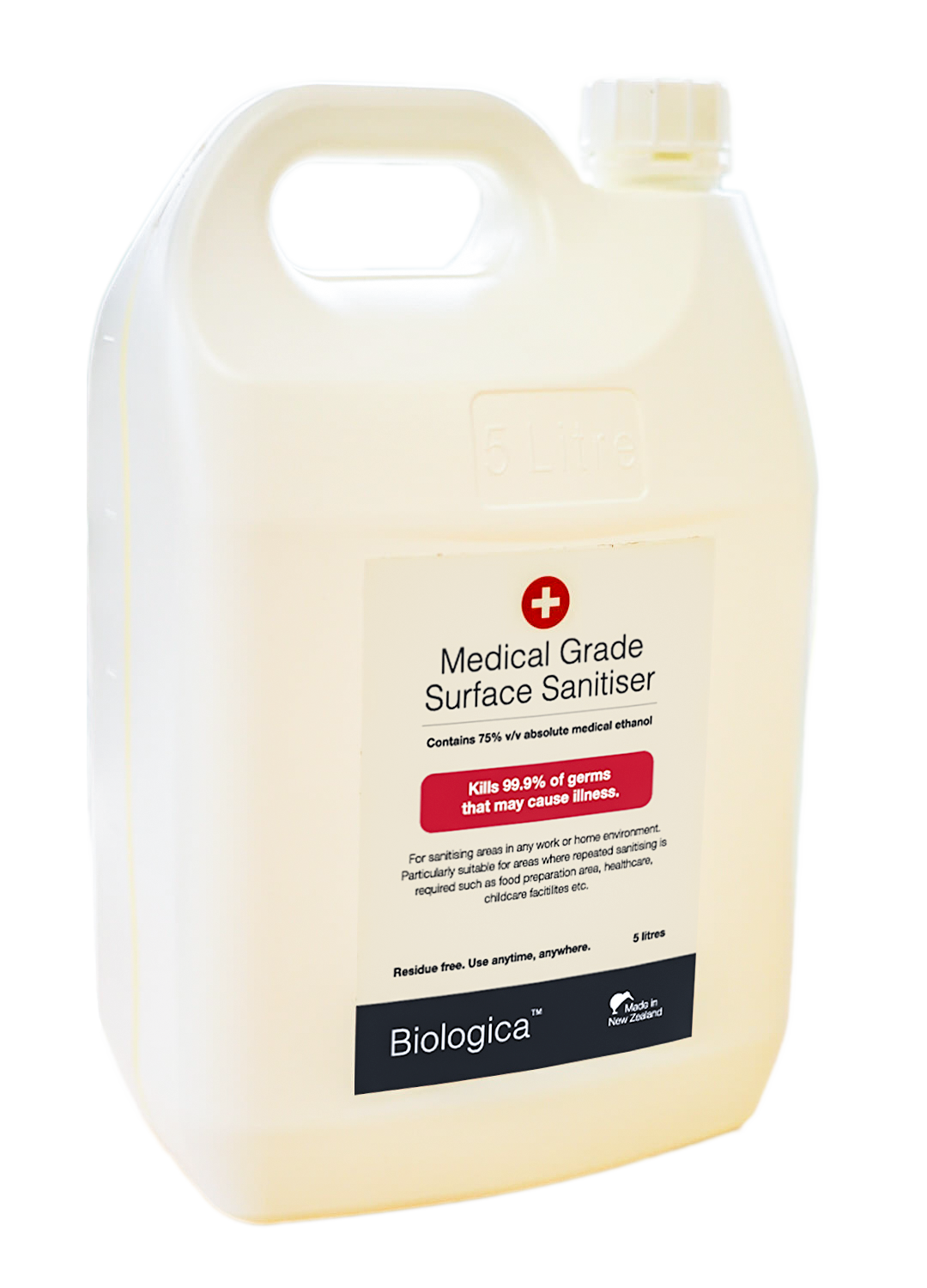 Biologica Medical Grade Surface Sanitiser 5L